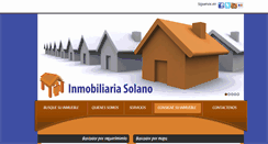 Desktop Screenshot of inmobiliariasolano.com